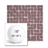 Picture of Toggle Aster | Set of 2 | 18" Sunbrella Boxed Round Outdoor Throw Pillows with Premium Inserts