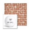 Picture of Toggle Canyon Rose | Set of 2 | 18" Sunbrella Boxed Round Outdoor Throw Pillows with Premium Inserts