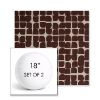 Picture of Toggle Plumberry | Set of 2 | 18" Sunbrella Boxed Round Outdoor Throw Pillows with Premium Inserts