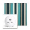 Picture of Token Surfside | Set of 2 | 18" Sunbrella Boxed Round Outdoor Throw Pillows with Premium Inserts