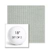 Picture of Trail Sky | Set of 2 | 18" Sunbrella Boxed Round Outdoor Throw Pillows with Premium Inserts