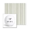Picture of Tranquil Sage | Set of 2 | 18" Sunbrella Boxed Round Outdoor Throw Pillows with Premium Inserts