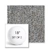 Picture of Tundra Atlantis | Set of 2 | 18" Sunbrella Boxed Round Outdoor Throw Pillows with Premium Inserts