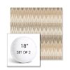 Picture of Valley Dune | Set of 2 | 18" Sunbrella Boxed Round Outdoor Throw Pillows with Premium Inserts