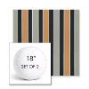 Picture of Varsity Sherbert Shibori | Set of 2 | 18" Sunbrella Boxed Round Outdoor Throw Pillows with Premium Inserts