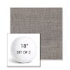 Picture of Willa Bark | Set of 2 | 18" Sunbrella Boxed Round Outdoor Throw Pillows with Premium Inserts