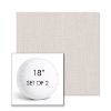 Picture of Willa Cloud | Set of 2 | 18" Sunbrella Boxed Round Outdoor Throw Pillows with Premium Inserts