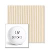 Picture of William Dijon | Set of 2 | 18" Sunbrella Boxed Round Outdoor Throw Pillows with Premium Inserts