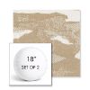 Picture of Yama Tomori | Set of 2 | 18" Sunbrella Boxed Round Outdoor Throw Pillows with Premium Inserts
