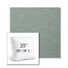 Picture of Amalfi Coast | Set of 2 | 20" Sunbrella Boxed Square Outdoor Throw Pillows with Premium Inserts