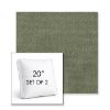 Picture of Ambrose Fern | Set of 2 | 20" Sunbrella Boxed Square Outdoor Throw Pillows with Premium Inserts