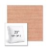 Picture of Ambrose Terracotta | Set of 2 | 20" Sunbrella Boxed Square Outdoor Throw Pillows with Premium Inserts