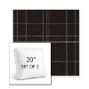 Picture of Camper Boulder | Set of 2 | 20" Sunbrella Boxed Square Outdoor Throw Pillows with Premium Inserts