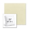Picture of Canvas Canvas | Set of 2 | 20" Sunbrella Boxed Square Outdoor Throw Pillows with Premium Inserts