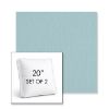 Picture of Canvas Curacao | Set of 2 | 20" Sunbrella Boxed Square Outdoor Throw Pillows with Premium Inserts