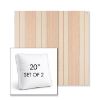 Picture of Carlo Mesa | Set of 2 | 20" Sunbrella Boxed Square Outdoor Throw Pillows with Premium Inserts