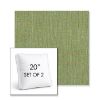Picture of Cassava Spring | Set of 2 | 20" Sunbrella Boxed Square Outdoor Throw Pillows with Premium Inserts