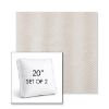 Picture of Clock Out Cloud | Set of 2 | 20" Sunbrella Boxed Square Outdoor Throw Pillows with Premium Inserts