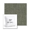 Picture of Dither Fern | Set of 2 | 20" Sunbrella Boxed Square Outdoor Throw Pillows with Premium Inserts