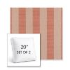 Picture of Expressive Blush | Set of 2 | 20" Sunbrella Boxed Square Outdoor Throw Pillows with Premium Inserts
