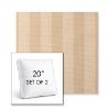 Picture of Expressive Sparrow | Set of 2 | 20" Sunbrella Boxed Square Outdoor Throw Pillows with Premium Inserts