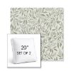Picture of Exquisite Aloe | Set of 2 | 20" Sunbrella Boxed Square Outdoor Throw Pillows with Premium Inserts