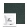 Picture of Heritage Alpine | Set of 2 | 20" Sunbrella Boxed Square Outdoor Throw Pillows with Premium Inserts