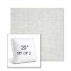 Picture of Idol Cloud | Set of 2 | 20" Sunbrella Boxed Square Outdoor Throw Pillows with Premium Inserts