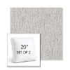 Picture of Improve Stucco | Set of 2 | 20" Sunbrella Boxed Square Outdoor Throw Pillows with Premium Inserts