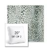Picture of Instinct Willow | Set of 2 | 20" Sunbrella Boxed Square Outdoor Throw Pillows with Premium Inserts