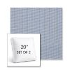 Picture of Kudos Cloud | Set of 2 | 20" Sunbrella Boxed Square Outdoor Throw Pillows with Premium Inserts