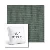 Picture of Kudos Cove | Set of 2 | 20" Sunbrella Boxed Square Outdoor Throw Pillows with Premium Inserts