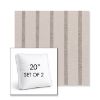 Picture of Mixi Wren | Set of 2 | 20" Sunbrella Boxed Square Outdoor Throw Pillows with Premium Inserts