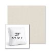 Picture of Natte Nature | Set of 2 | 20" Sunbrella Boxed Square Outdoor Throw Pillows with Premium Inserts