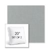 Picture of Play Sky | Set of 2 | 20" Sunbrella Boxed Square Outdoor Throw Pillows with Premium Inserts