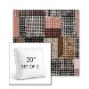 Picture of Pop Tart | Set of 2 | 20" Sunbrella Boxed Square Outdoor Throw Pillows with Premium Inserts