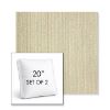 Picture of Posh Dove | Set of 2 | 20" Sunbrella Boxed Square Outdoor Throw Pillows with Premium Inserts