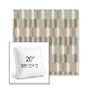 Picture of Precise Fawn | Set of 2 | 20" Sunbrella Boxed Square Outdoor Throw Pillows with Premium Inserts