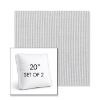 Picture of Replay Sea | Set of 2 | 20" Sunbrella Boxed Square Outdoor Throw Pillows with Premium Inserts
