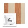 Picture of Rothko Lobster Roll | Set of 2 | 20" Sunbrella Boxed Square Outdoor Throw Pillows with Premium Inserts
