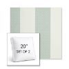 Picture of Rothko Seahorse | Set of 2 | 20" Sunbrella Boxed Square Outdoor Throw Pillows with Premium Inserts