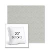 Picture of Sailcloth Seagull | Set of 2 | 20" Sunbrella Boxed Square Outdoor Throw Pillows with Premium Inserts