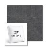 Picture of Savane Tornado | Set of 2 | 20" Sunbrella Boxed Square Outdoor Throw Pillows with Premium Inserts