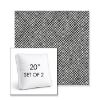 Picture of Shibori Classic | Set of 2 | 20" Sunbrella Boxed Square Outdoor Throw Pillows with Premium Inserts