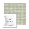 Picture of Slow Spirea | Set of 2 | 20" Sunbrella Boxed Square Outdoor Throw Pillows with Premium Inserts