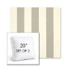 Picture of Solana Seagull | Set of 2 | 20" Sunbrella Boxed Square Outdoor Throw Pillows with Premium Inserts