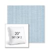 Picture of Solo Ocean | Set of 2 | 20" Sunbrella Boxed Square Outdoor Throw Pillows with Premium Inserts