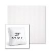 Picture of Switch Salt | Set of 2 | 20" Sunbrella Boxed Square Outdoor Throw Pillows with Premium Inserts