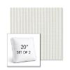 Picture of Tap Pear | Set of 2 | 20" Sunbrella Boxed Square Outdoor Throw Pillows with Premium Inserts