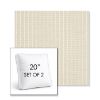 Picture of Trail Cloud | Set of 2 | 20" Sunbrella Boxed Square Outdoor Throw Pillows with Premium Inserts